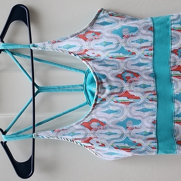 Soybu Medium Turquoise Activewear Athleisure Dress with Padded Shelf Bra - Picture 2 of 11